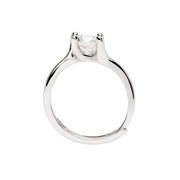 Mabina Anello solitario in argento con zircone 523399
